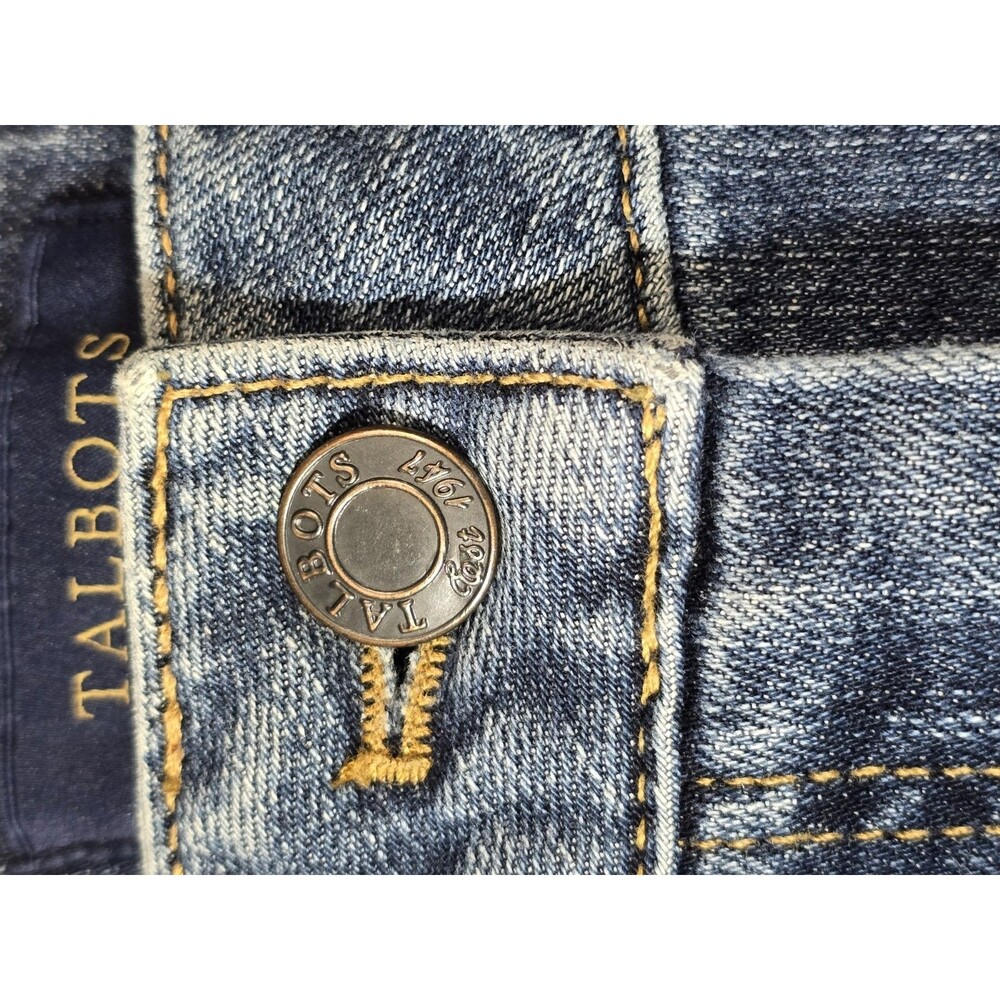 Talbots Denim Skirt Women’s 10 Medium Wash Stretch Knee Length 2012 - Picture 5 of 9